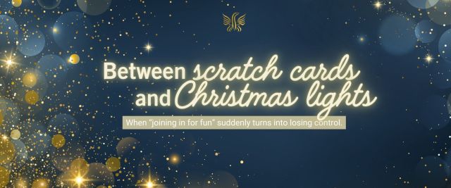 Between scratch cards and Christmas lights: why December can be a trigger for gambling addiction.