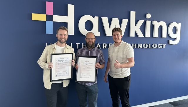 Hawking ontvangt certificaten ISO27001 en NEN7510